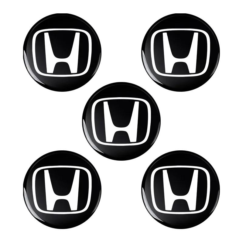 For Honda Car Goods 14MM Remote Car Key Stickers Emblem Accessories For Honda Civic Accord Crider City CRV HRV Inspire Fit Odyss