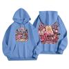 Unisex Lightweight Long Sleeve Hooded Pullover Printed Sweatshirt