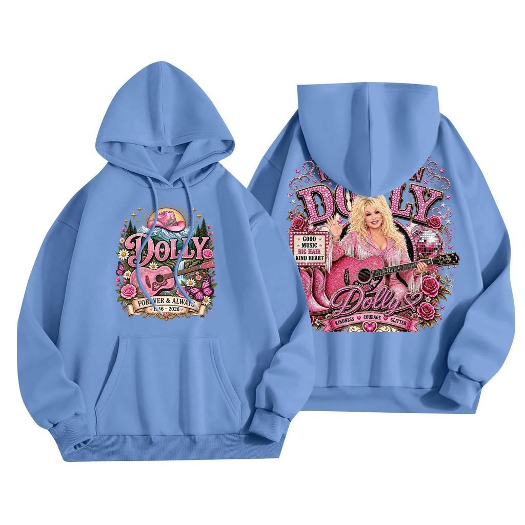 Unisex Lightweight Long Sleeve Hooded Pullover Printed Sweatshirt