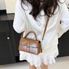 2025 Summer Simple Small Square Bag Women's Korean Version Fashion Shoulder Bag Foreign Style Niche Light Luxury Messenger Handbag