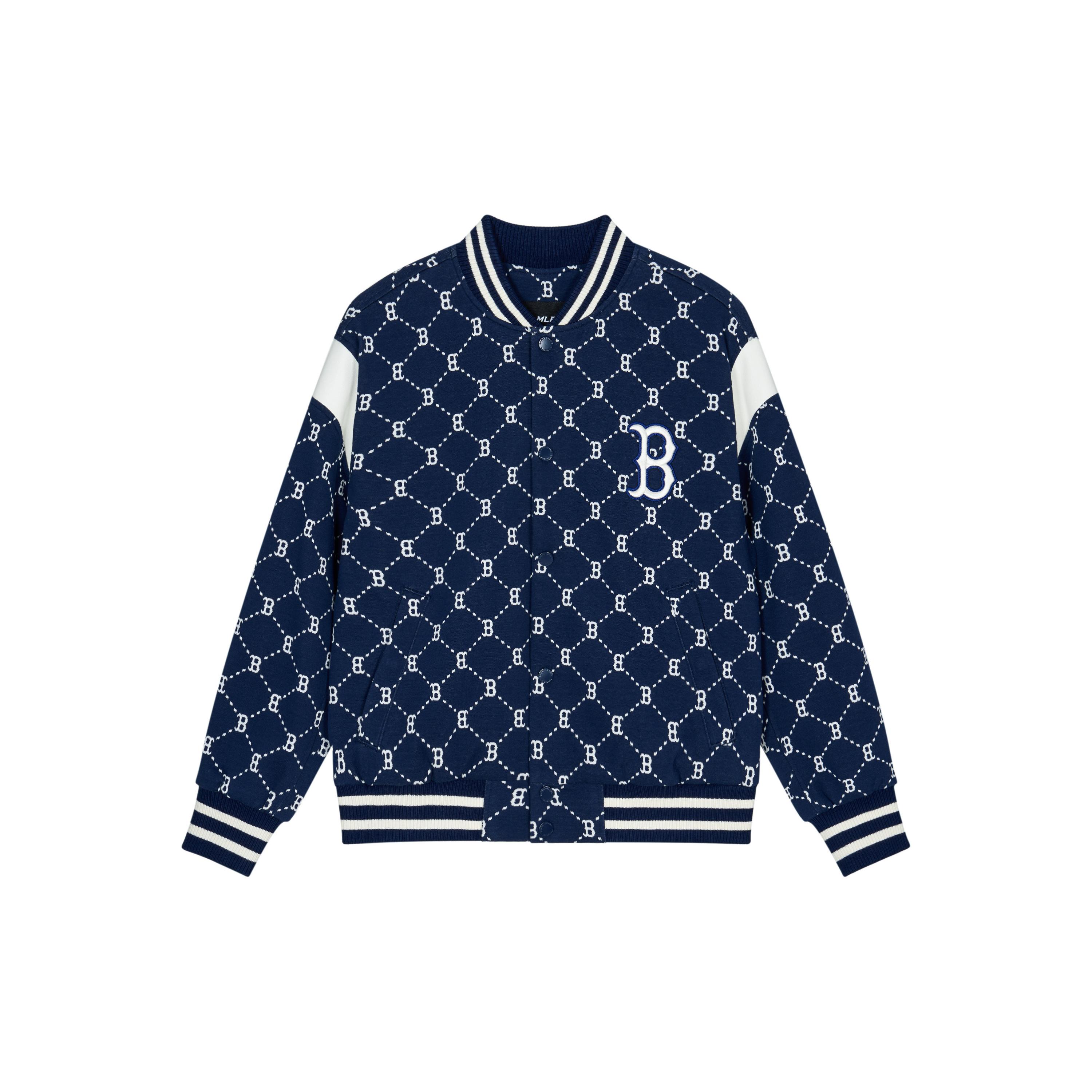 

New MLB SS24 Baseball Jacket Unisex Navy Blue 3AJPM0641-43NYS M