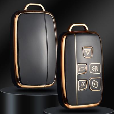 Compatible Land Rover Jaguar Aurora Key Case Set for Discovery, Freelander, 4XEL, and Range Rover - Protective Shell with Buttons