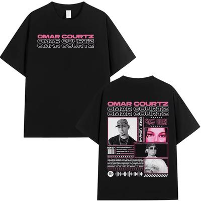 2026 Rapper Omar Courtz Primera Musa Album Tour Merch Unisexs Unisex Hip Hop Fashioncasual Cotton Aesthetics Tshirts