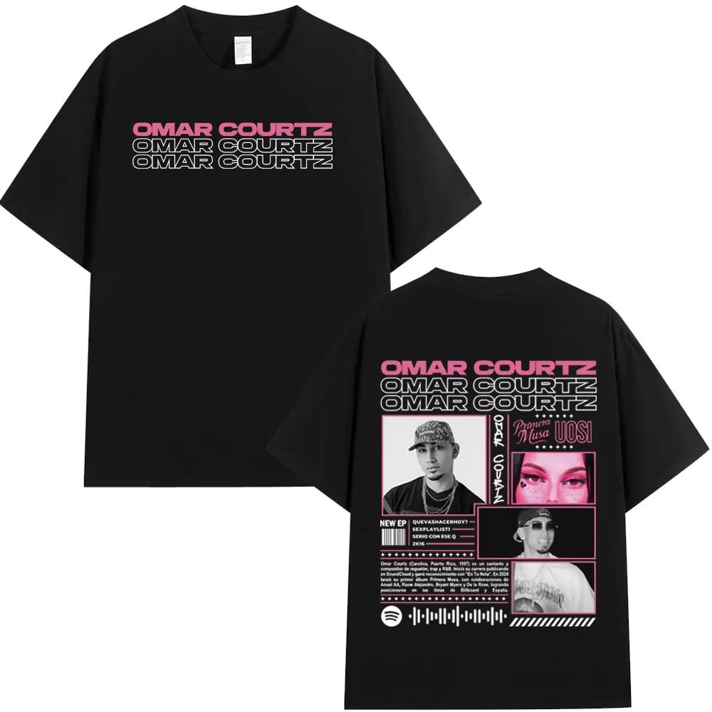 2026 Rapper Omar Courtz Primera Musa Album Tour Merch Unisexs Unisex Hip Hop Fashioncasual Cotton Aesthetics Tshirts