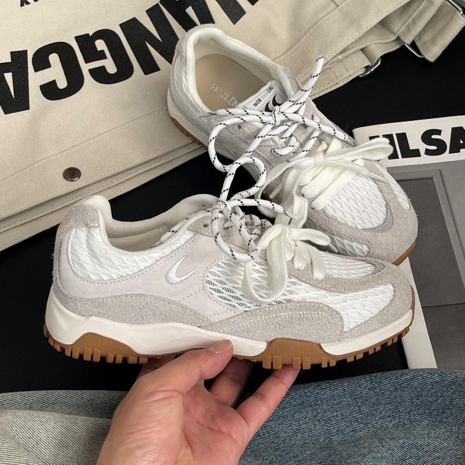 2025 summer new Korean German training shoes mesh retro breathable thin versatile casual sports flat-soled Forrest Gump shoes