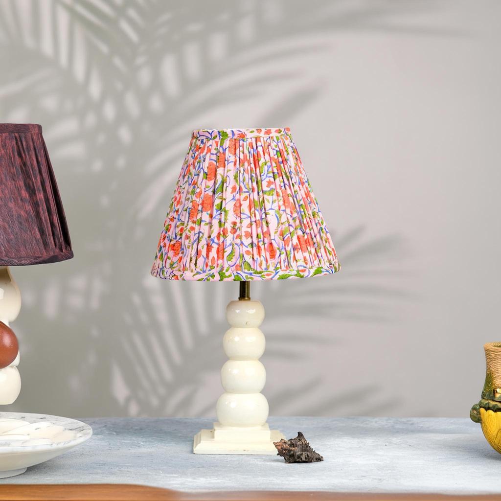 Multicolour Block Print Empire Lampshade