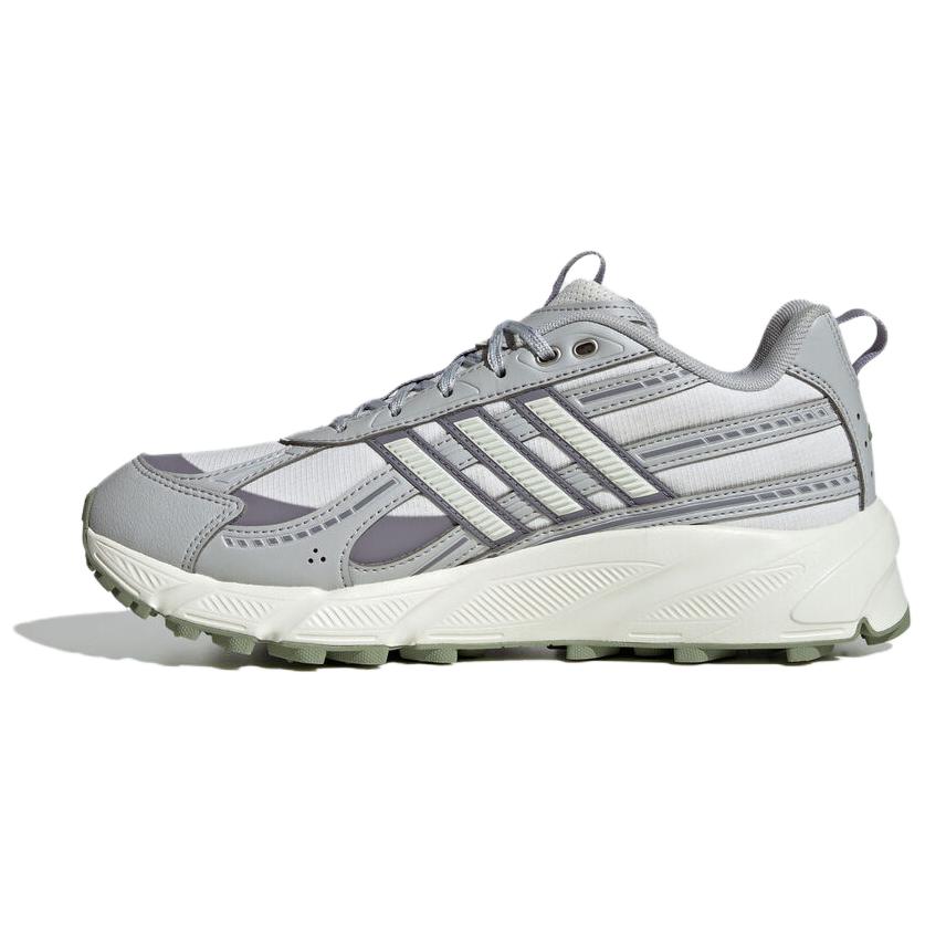 Adidas TECHNOCHAOS 2000 Running Shoes Women's Low Top Silver White KI9949