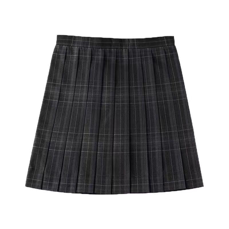 Japanese Academy Style Slim Fit JK Uniform Blouse - Women's Short Sleeve Versatile Top