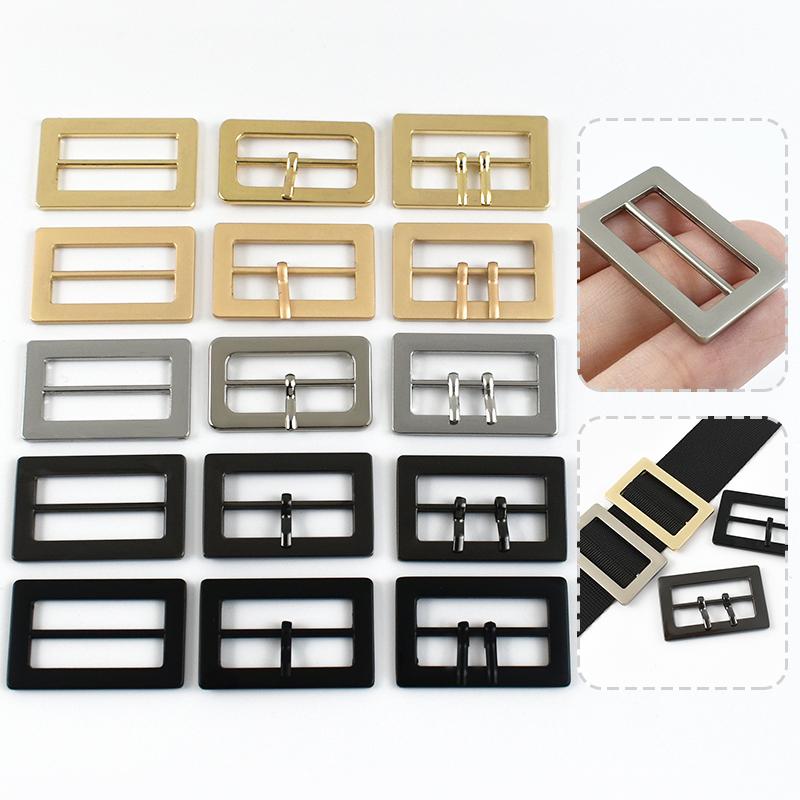 5/10 ks 25-50 mm kovová trojitá posuvná přezka s kolíčkem pro pas džínů, dámský kabát, dekorativní posuvná přezka, oděvní doplňky