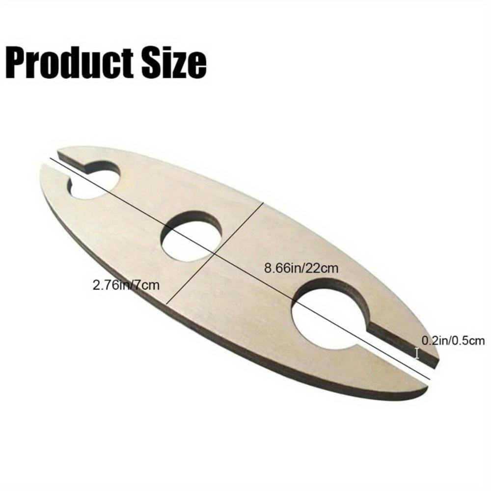 4Pcs Unique Wooden Wine Rack Holder - Wine Accessories for Home Bar, Restaurant, KTV, Wedding Gift, Party Favor - Personalized Creative Crafts,