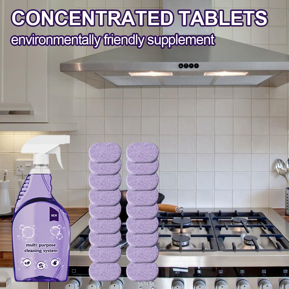 Plastic Cleanlix Cleaner All-in-one Stain Cleaning with Cleaning Tablets Multipurpose Cleaner for Instant Stain Removal