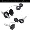 500pcs Hinged Plastic Screw Cap Cover Fold Snap Protective Cap Button Nuts Bolts Fixing Caps For Furniture Decorative Hardware