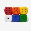 5/10pcs Big Sponge Dice Soft And Elastic Toys Color Solid Point Dice 6cm Cognitive Amusing Props Party Home Garden Game Tool