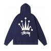 Mens Oversized Hooded Sweatshirt With Bold Letter Print Cotton Blend Loose Fit Daily Wear