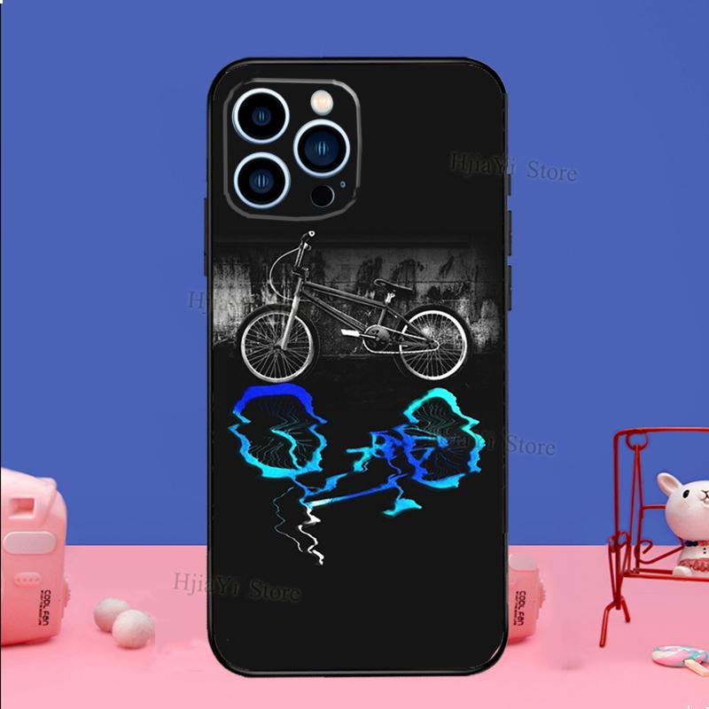 Bike Bicycle Sport Phone Case For iPhone 16 15 11 12 13 14 Pro Max Mini X XS XR Plus SE2 Funda Coque Capa Cover