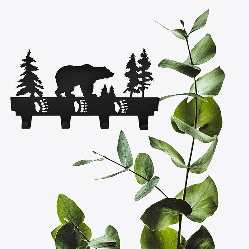 Coat Hooks Wall Mounted - Entryway Organizer for Dog Leash, Key Holder, Clothes, Hats, Towel Rack, and Storage Hook