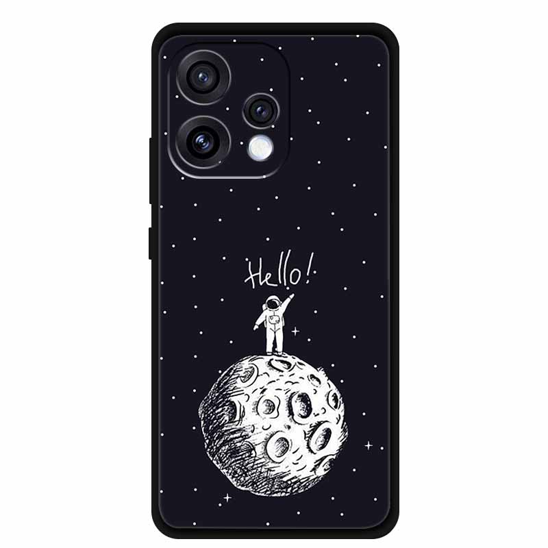For Oppo Reno15 5G Case Coque Black Soft TPU Silicone Phone Case For Oppo Reno 15C Back Covers Case 6.59" Shockproof Fundas Para