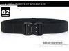 Men's Tactical Quick Release Elastic Stretch Belt for Casual Workwear and Outdoor Training