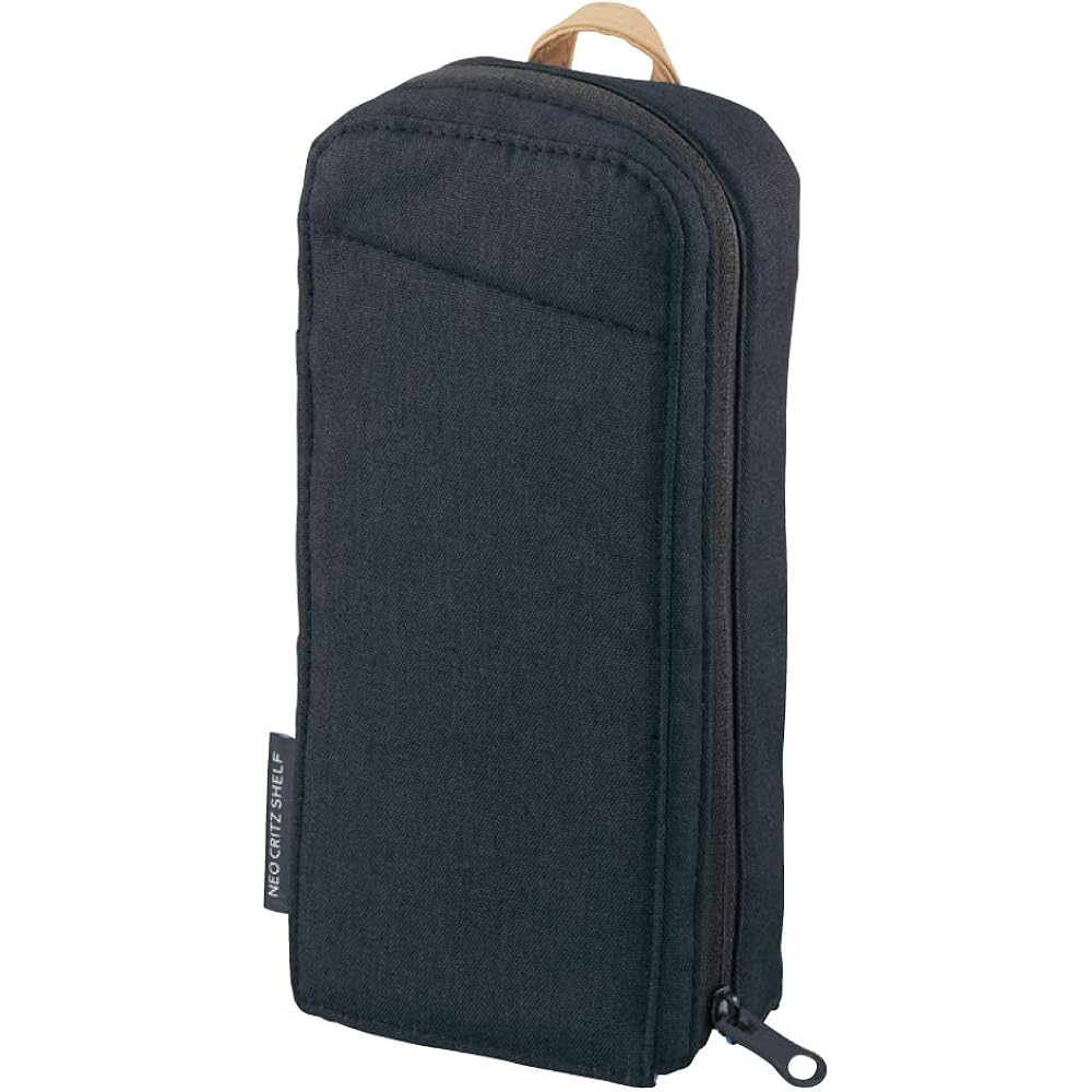 Kokuyo F-VBF210B Pen Case, Pencil Case, Pen Stand, Gadget Pouch, Stand Up, Organize, Neo Critz Shelf