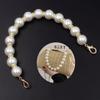 Faux Pearl Bag Chain Handle & Phone Case Wrist Strap