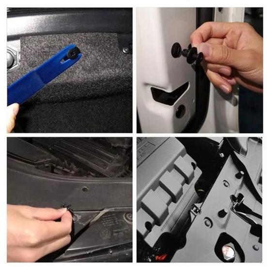 Car Fender Liner Retainer Clips Corrosion-Resistant Universal Easy To Install Splash Shield Fender Liner Rocker Molding Retainer Clips