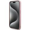 Guess Guhcp15Xpsairsp Iphone 15 Pro Max 6.7 Różowy/Pink Hardcase Saffiano Iridescent Script