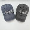 Baseball Cap Cotton Embroidered Letters With Sunshade For Casual Outdoor Wear