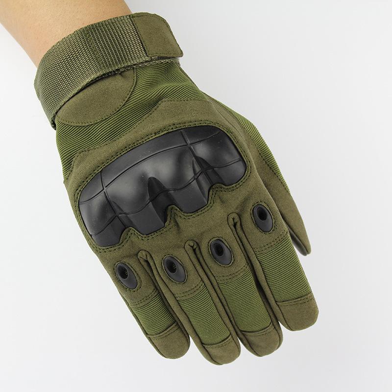 Full Finger Outdoor Military Fan Training Gloves Men's Microfiber Protective Outdoor Rock Climbing Cycling Fitness Gloves