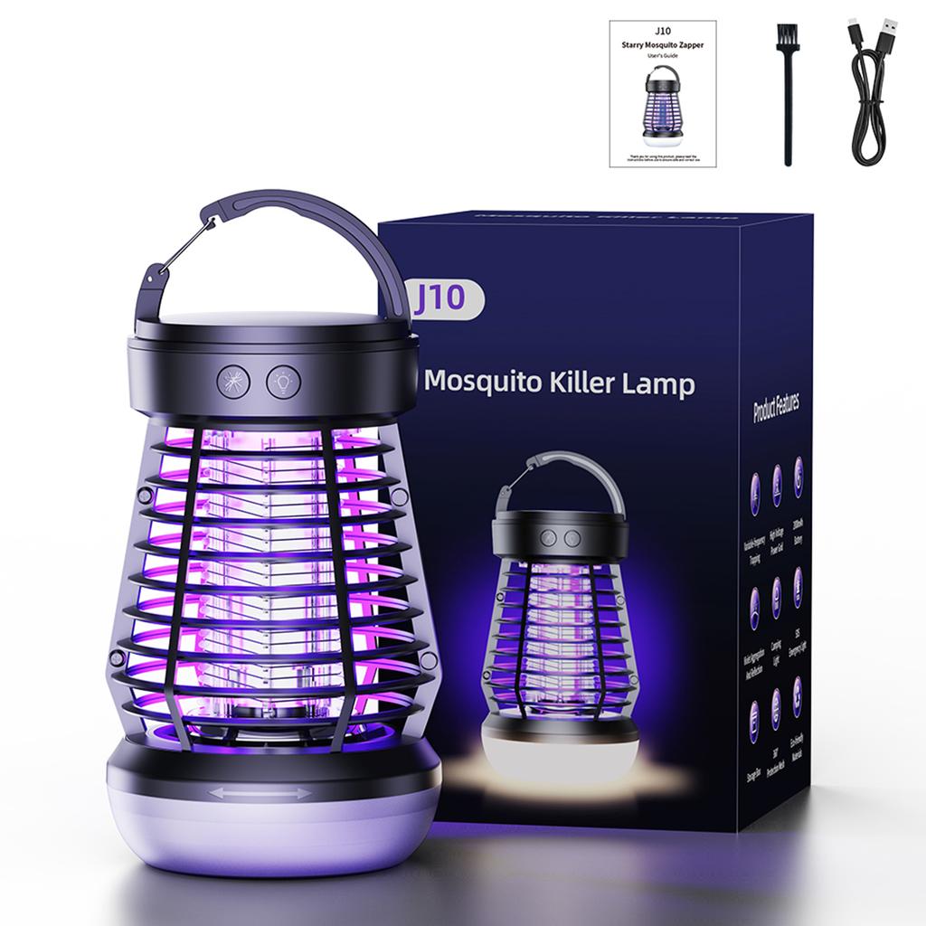 Electric Mosquito Lamp USB Charging Two-In-One Portable Mosquitoes Household Portable Outdoor Electric Shock Mosquito Killer