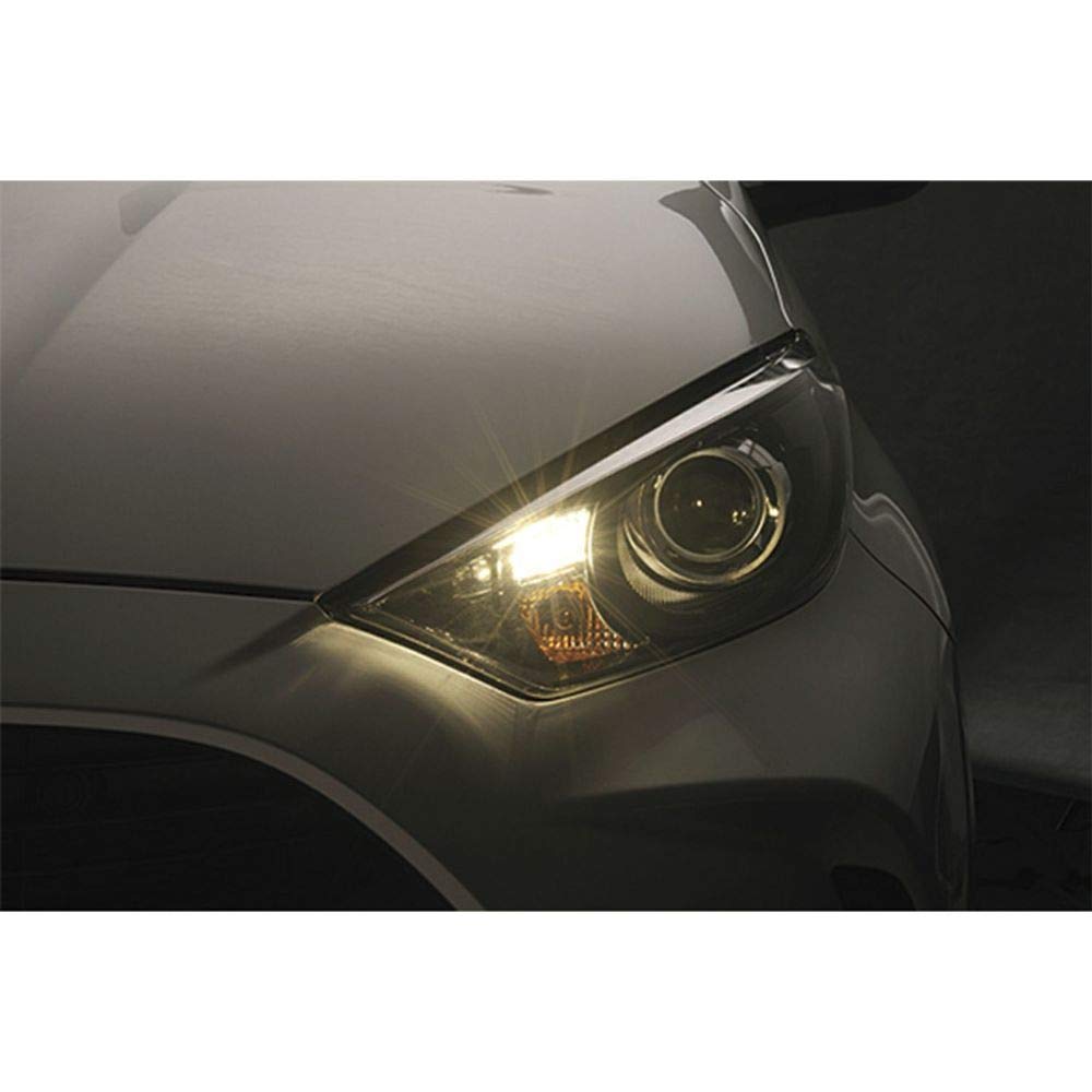 CARMATE GIGA Car LED Position Light Vehicle Inspection Pack of 6x Warm White White Bulbs, 4000K, Compliant, 2, Brighter, T10, (BW171)