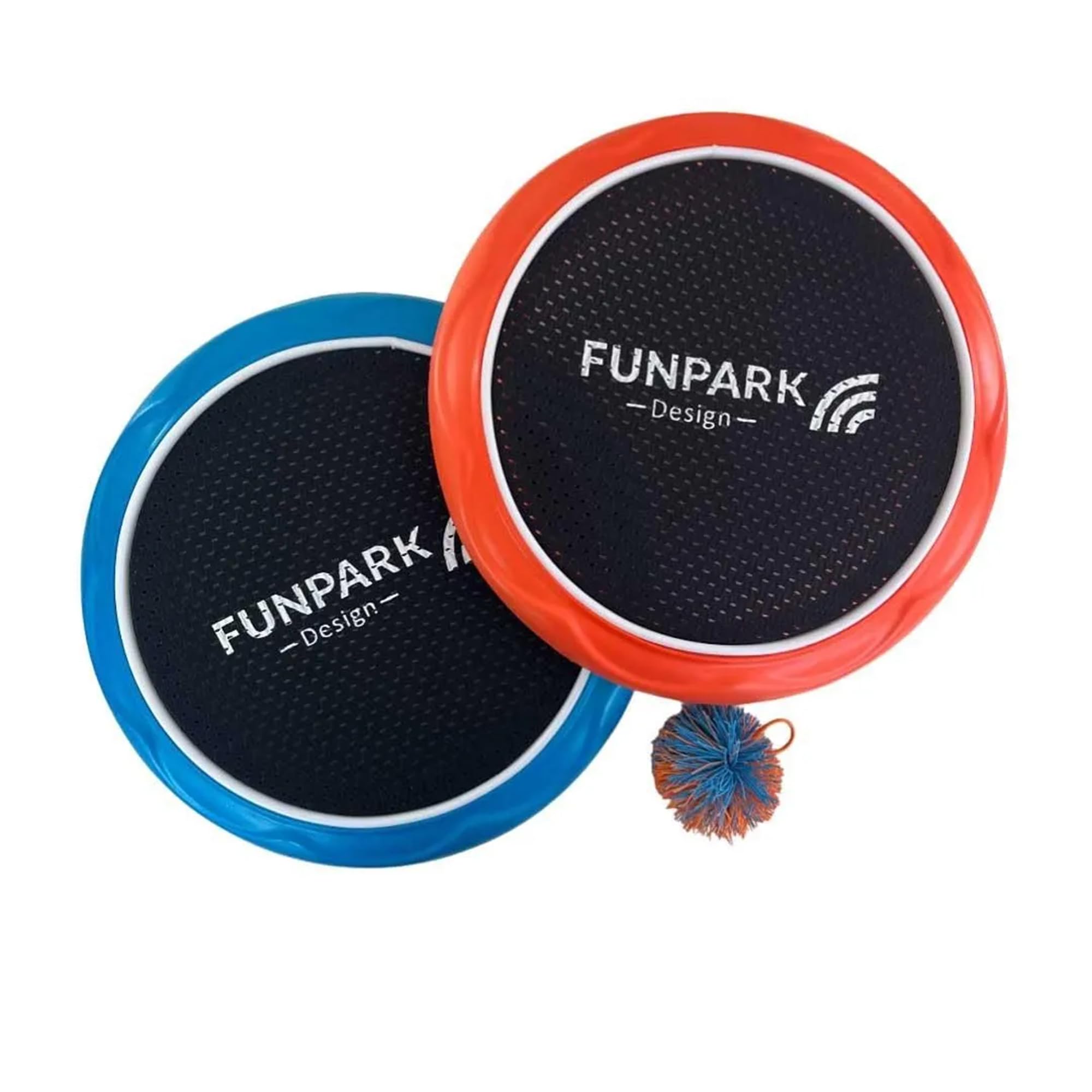 

FUNPARK Бадминтон для батута, Синий и оранжевый, Фрисби, Игра на открытом воздухе, Игра в парке, Ралли, Мяч в комплекте, Ракетки, Двусторонний, 33005