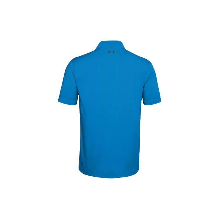 Under Armour Performance 2.0 Solid Color Polo Shirt Men Tops Blue 1342080-428