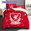 Set Copripiumino Trapuntato con Fantasia Liverpool Football Club Decorazione per la Casa Regalo (1 * copripiumino + 2 * federe senza imbottitura).xwn