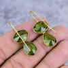 Peridot Gemstone Handmade 925 Sterling Silver Jewelry Earring 1.46" M-2639
