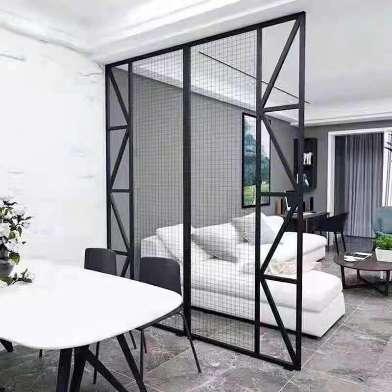 Folding Wrought Iron Mesh Display Stand for Children's Books & Artworks