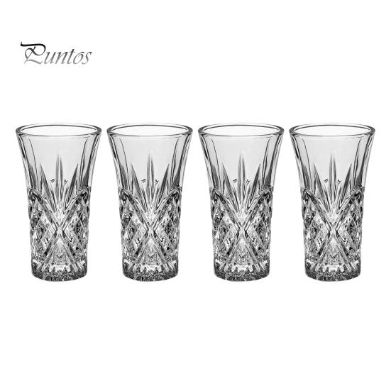 

1/2/4 шт. стопок 60 мл стаканы для текилы тяжелые стаканы для виски водки ликерные напитки эспрессо десерты ликерные стаканы для домашнего бара 4pcs