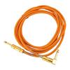 14 Inch Instrument Cable Straight 6.35mm Male Jack Stereo Sound Guitar Cable Bass AMP Cord for
