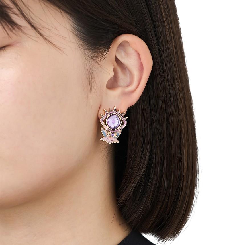 POKEMON Pokemon Center Terastal Espeon Psychic-Type Earrings