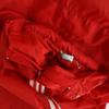 Adidas 70s Vintage Trefoil Logo Windbreaker 180 Red Men's Used