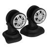 1 Pair 360 Degree Rotation Luggage Wheel Spare Part Low Noise Easy To Install Trunk Wheels Suitcase Wheels Trolley Luggage