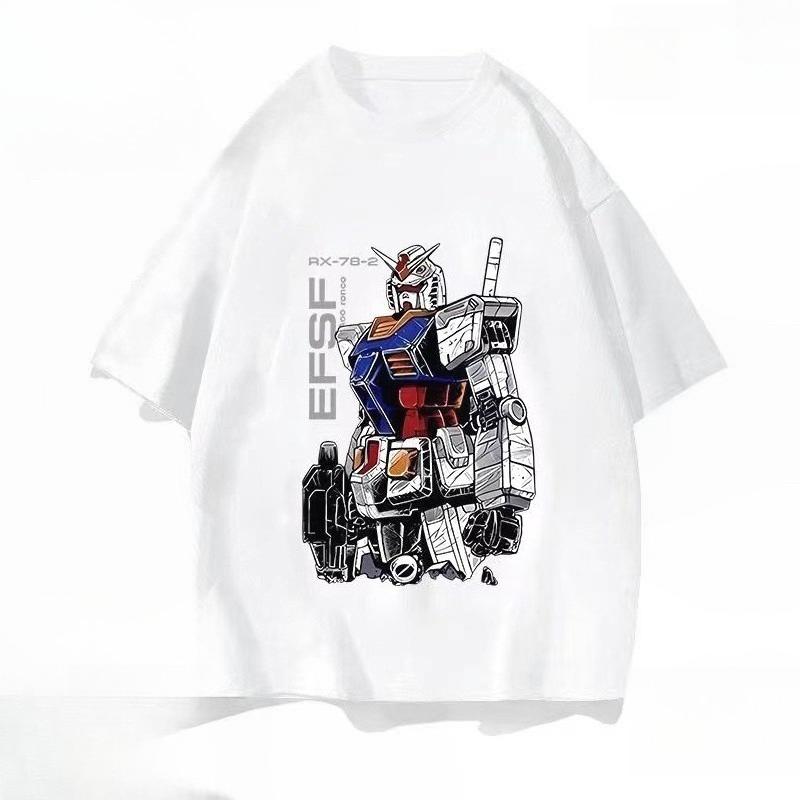Summer New Style Print Short Sleeve TShirt for Unisex and Women Casual pure Cotton Top Brand Cartoon Anime Summer Wear Streetwear