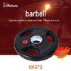 Cast Iron Rubber Coated Grip Weight Plate