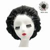Double Layer Satin Bonnet Hair Cap Reversible Night Head Cover For Curly Springy Hair