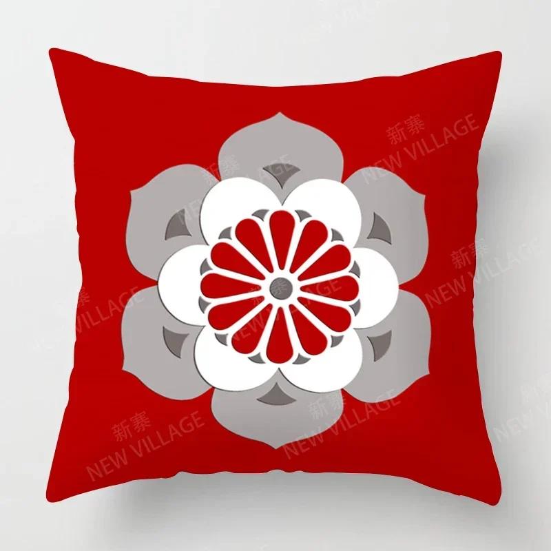 

Осенний Домашний Декор Осенний Декор Гостиной Наволочка для Декоративной Подушки Диван Бохо Наволочка Мандала 66x66cm