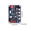 TS VU003 VU Meter Driver Board Backlight Adjustable VU Meter Driver Panel AC DC 12V-18V High-Frequency Low-Pass