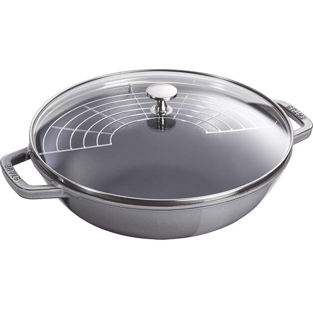 Wok Pan Zwilling Staub 30 Cm Graphite Grey 4.74 L (40511-462-0)
