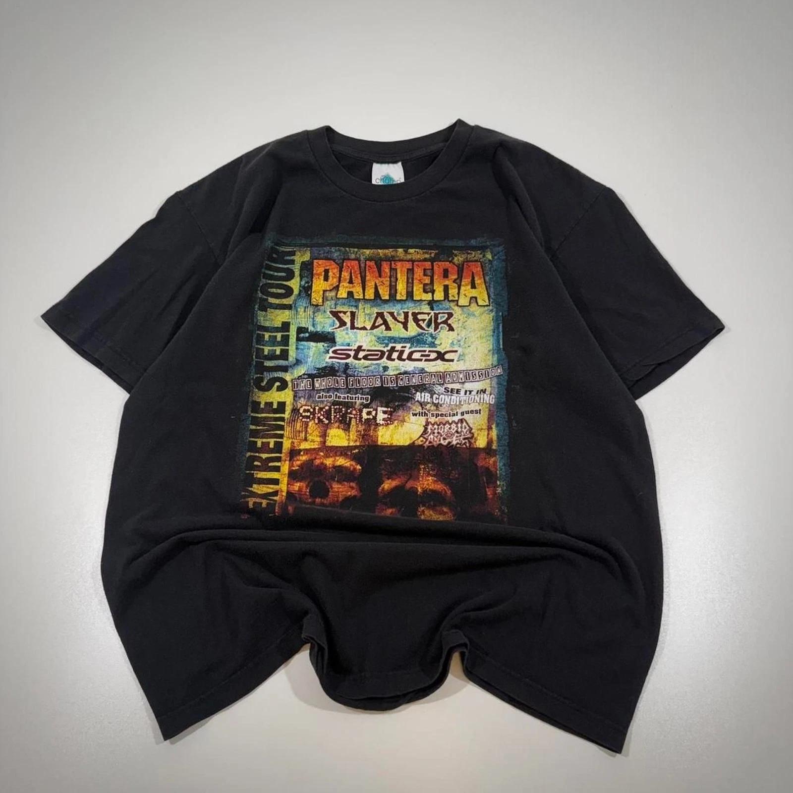Vintage Slayer Black T-shirt Men s Thrash Metal Band Graphic Tee S-5XL 4XL