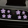4-8pcs/set Small Car Air Outlet Perfume Decoration Clip Flower Daisy Design Car Interior Aromatherapy Fresheners Diffuser Access