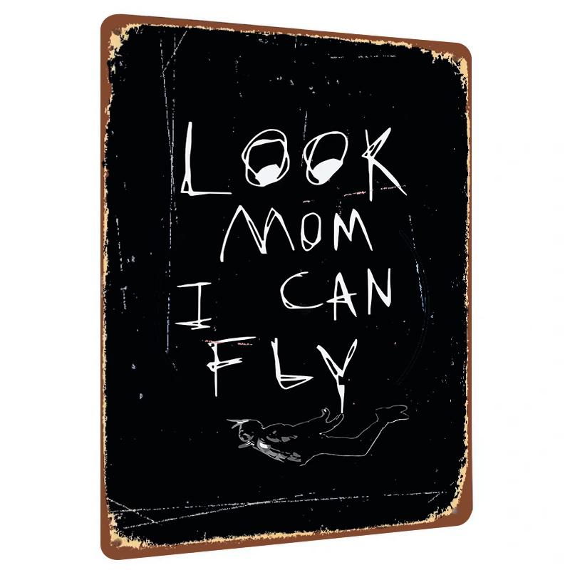 

CreativeCreative English Phrase Iron Painting Home Wall Decor Bedroom Living Room Art Hanging Ornament Gift 20x30cm（7.8x11.8inch）
