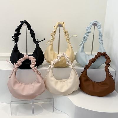 Einfache gefaltete Tote-Tasche Knödeltasche Damen Frühling 2026 neue exquisite Nische Umhängetasche Messenger Bag